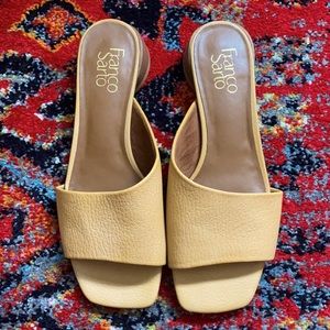 Franco Sarto Asymmetrical Mules